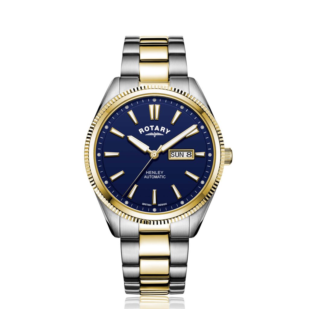 Rotary Henley Two Tone Gold PVD Automatic Watch