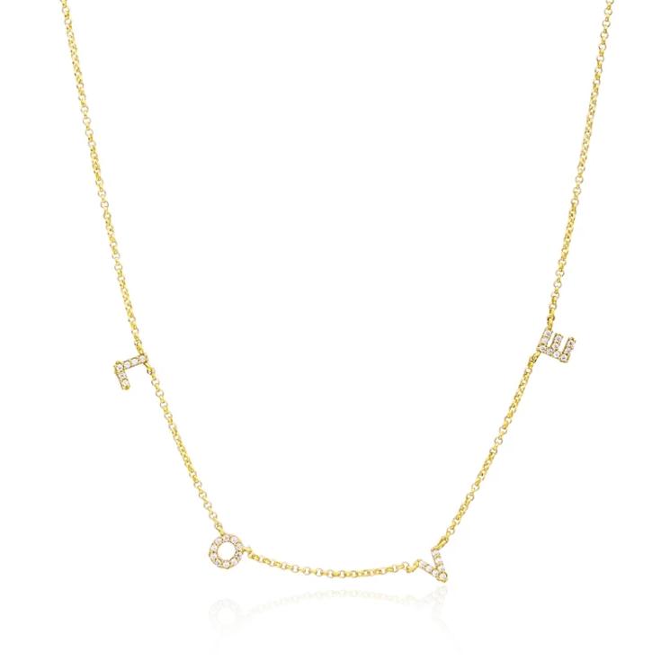 Crystal & Co Love Necklace