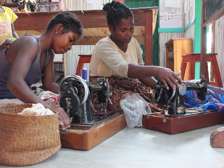 Sewing in Madagascar