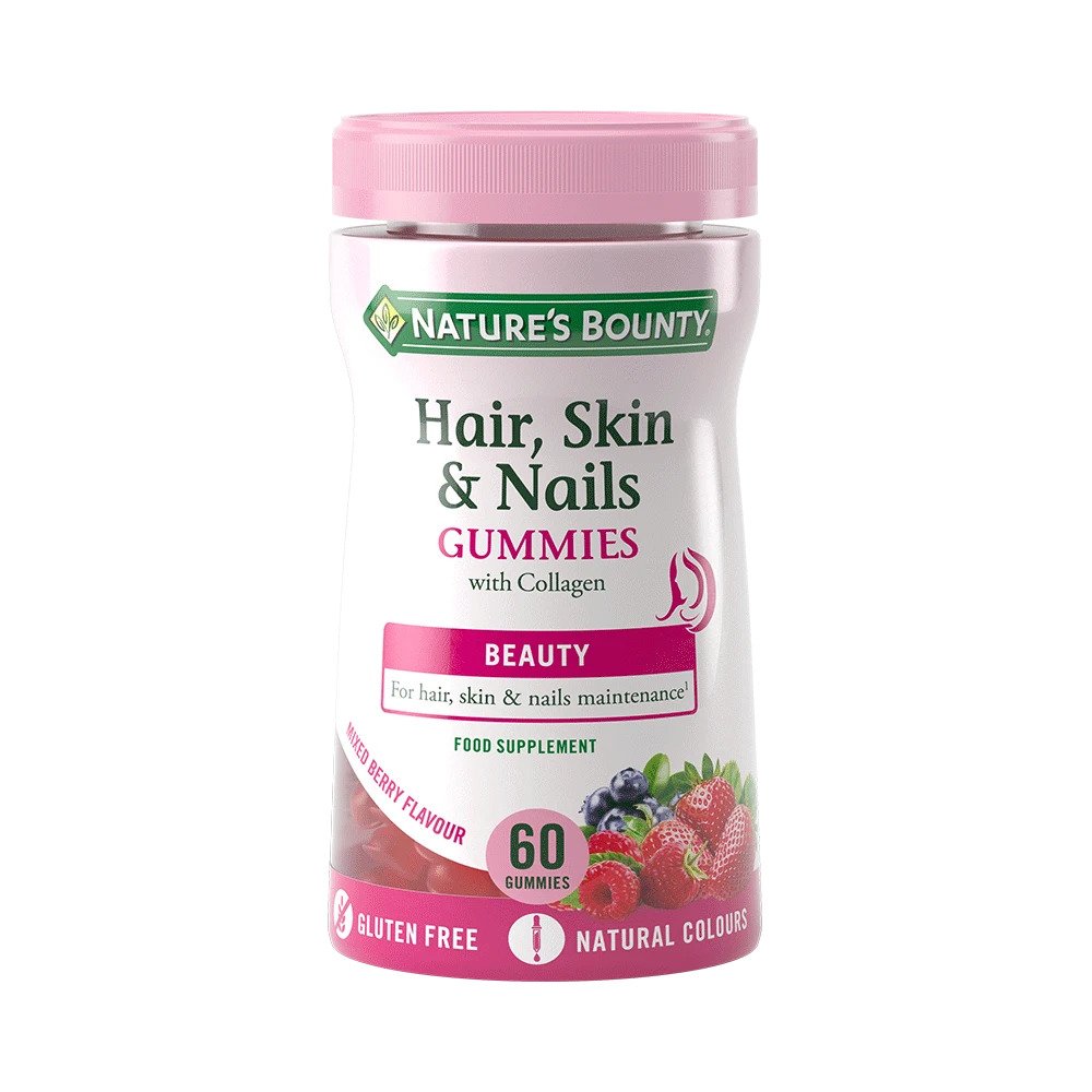 Nature's Bounty Hair, Skin & Nails Gummies with biotin