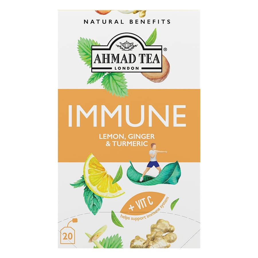 Ahmad Tea Immune Lemon, Ginger & Turmeric