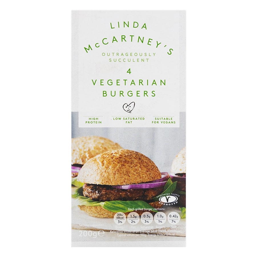 Linda McCartney Veggie Burgers